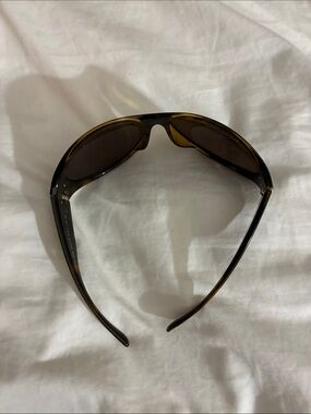 Vintage Ralph Lauren Brown Tortoiseshell Sunglasses - Classic Shield Style